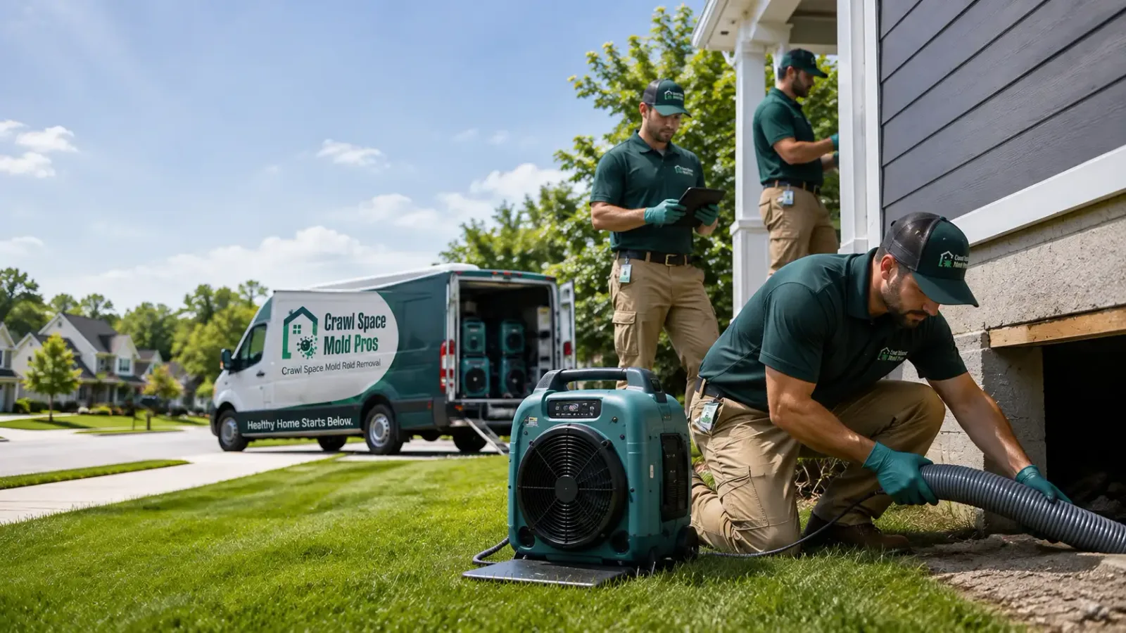 Crawl Space Mold Removal in Barrington, NJ
